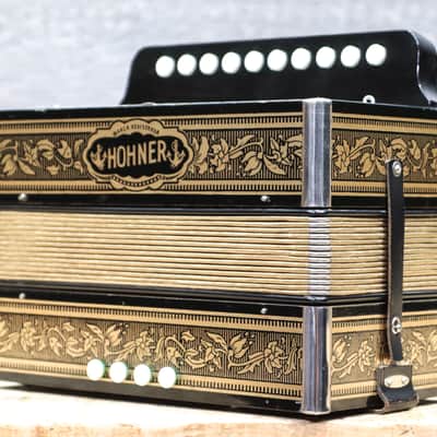 Hohner Vienna 1-Row 4-Bass 10-Treble Button "C" Diatonic Accordion - Germany image 2
