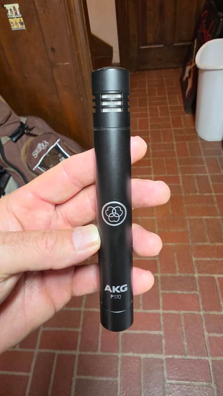 AKG P170 Small Diaphragm Cardioid Condenser Microphone 2010s - Black image 1