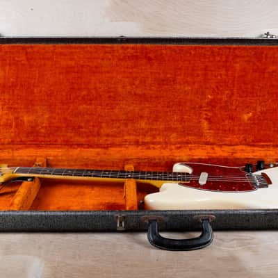 Fender Musicmaster II 1965 Olympic White All Original Vintage Offset w/ OHSC image 2