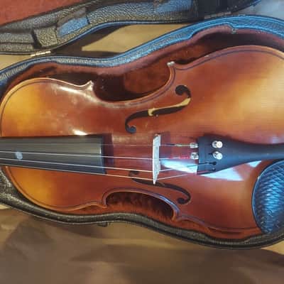 Josef Lorenz Luby (Schonbach) 4/4 Violin, Czech, Glasser bow. Very Good Cond image 5