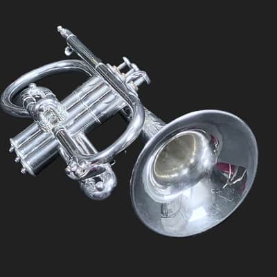 BOOSEY & Co. SOLBRON CLASS A CORNET SILVER PLATED 1911-1916 - S image 23