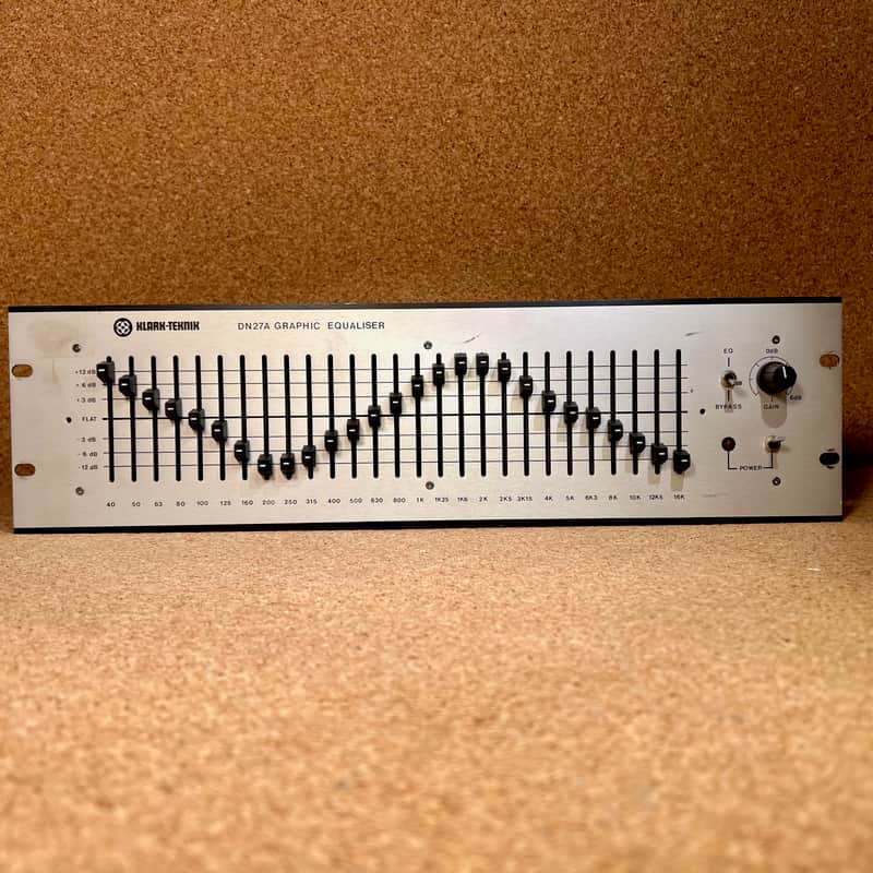 Klark Teknik DN27A Graphic Equaliser – 1970s – RARE – Serviced – Warranty image 1