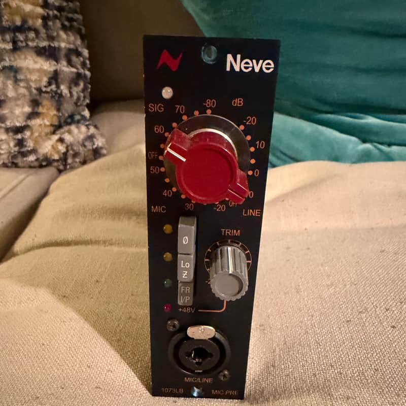 AMS Neve 1073LB 500 Series Mic Preamp Module 2010s Blue image 1