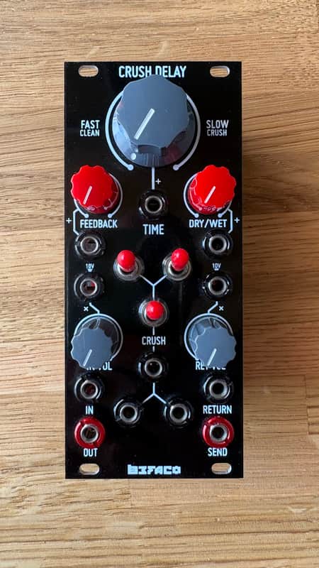Befaco Crush Delay V3 Eurorack Synthesizer Module 2010 - Present - Black image 1