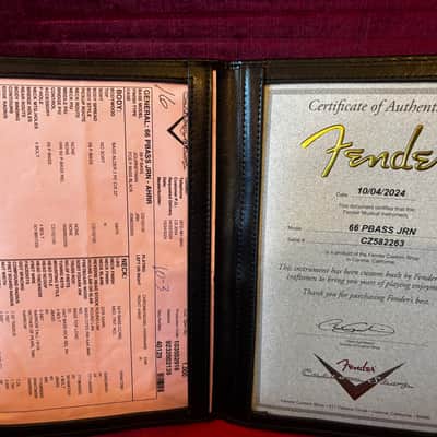 Fender Custom Shop '66 Precision Bass Journeyman Relic 4-String Bass Guitar, Rosewood Fingerboard, Hot Rod Red journeyman image 8