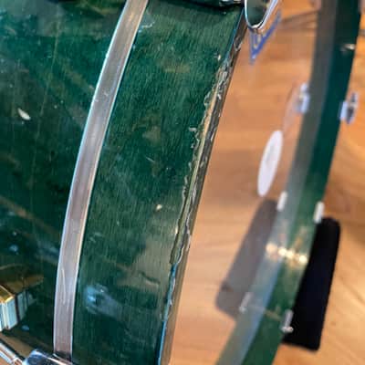 Yamaha Maple Custom 22/14/12 - Turquoise Lacquer image 9