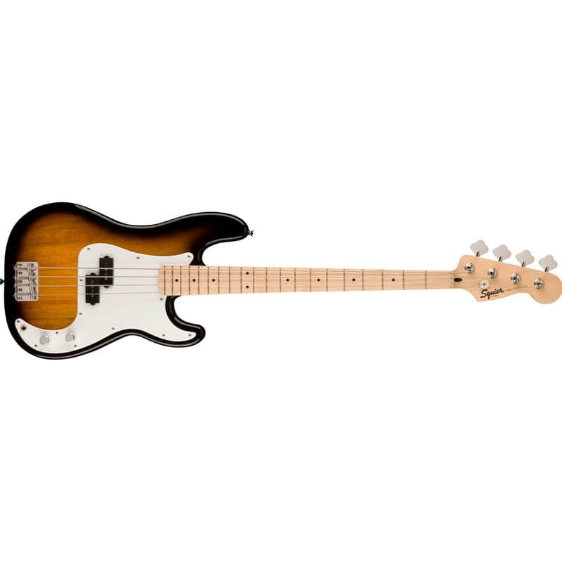 Squier Sonic® Precision Bass®, Maple Fingerboard, White Pickguard, 2-Color Sunburst image 1