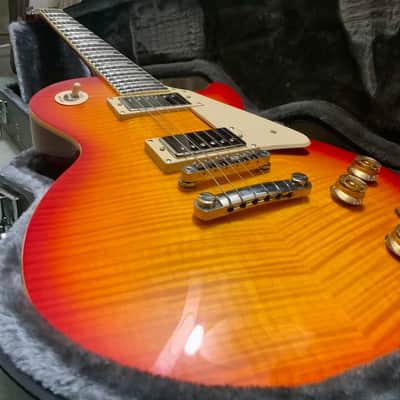Epiphone Les Paul 1960’s Tribute Plus 2016 - Cherry Burst - Stunning Flame image 4