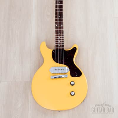 2002 Gibson Prototype One-Off Les Paul Junior Contour Double Cut TV Yellow w/ Case, COA image 2