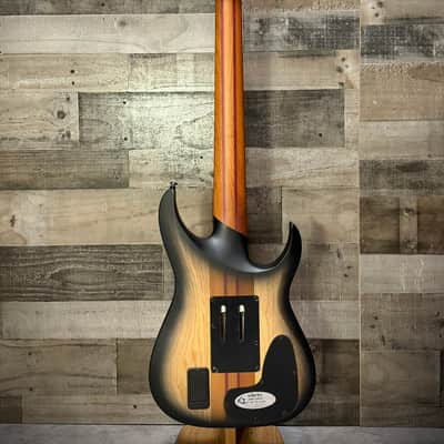 Schecter Banshee Mach-7 FR S Left Hand Electric Guitar - Fallout Burst - Open Box (1419) image 4