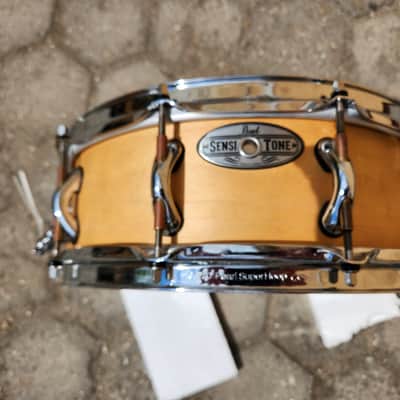 Pearl STA1450MM SensiTone Premium 14x5" Maple Snare Drum 2014 - 2020 - Satin Maple image 2