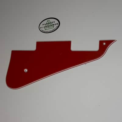 B Stock Custom Pickguard For 1999 - 2024 Made in America Gibson Custom Shop '68 Les Paul Custom Reissue - Red/White/Red .090"