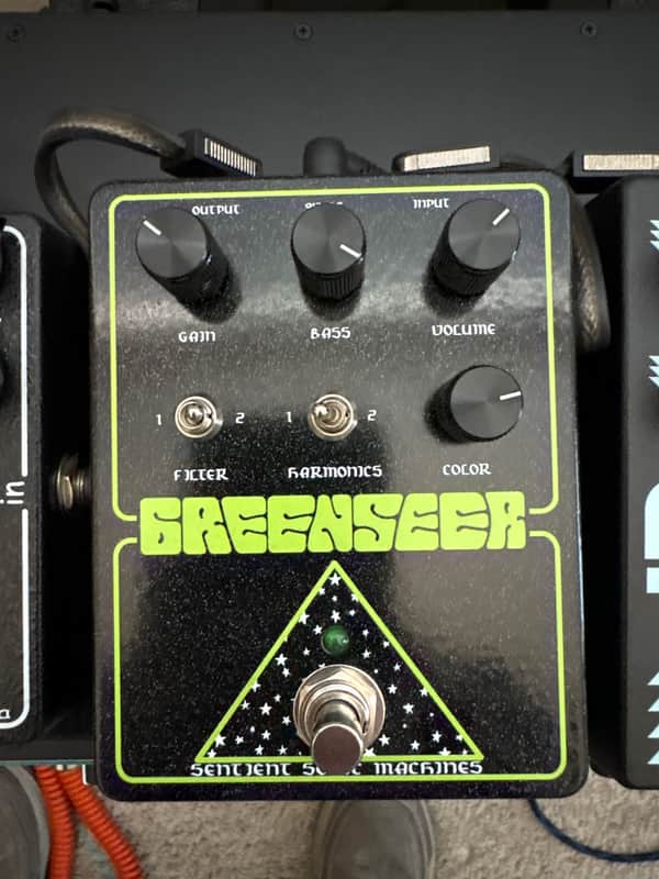 Sentient Sonic Machines Greenseer Hypervintage Fuzz 2023 - Black Space Rainbow image 1
