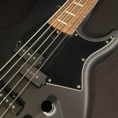 Yamaha BB735A Active 5 String Matte Black Bass w/bag image 9
