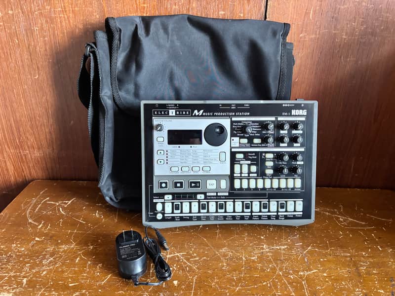Korg ElecTribe M EM-1 MUSIC PRODUCTION STATION w/ bag power supply image 1
