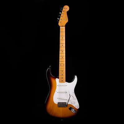Fender 70th Anniversary American Vintage II 1954 Stratocaster 2-Color Sunburst With Case - Demo - Serial # FENV700194 image 2