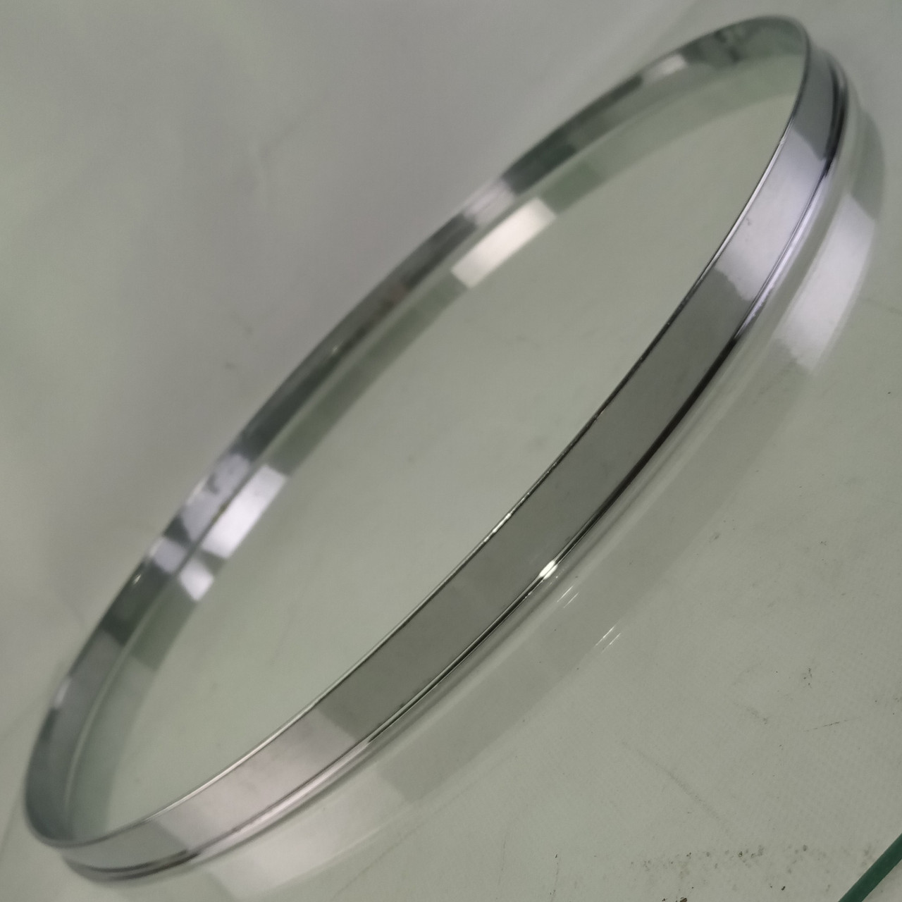Gretsch 16"Broadkaster Single-Flange Floor Tom Drum Batter Rim/Hoop Chrome-Brass — main photograph