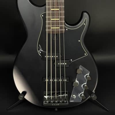 2024 Yamaha BB735A 5-String Bass - Matte Translucent Black image 2