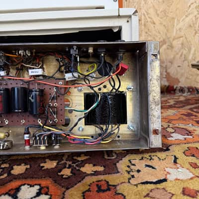 Vintage 1967 Marshall Super Bass White Tolex Plexi Guitar Amplifier Head *1960s* image 22