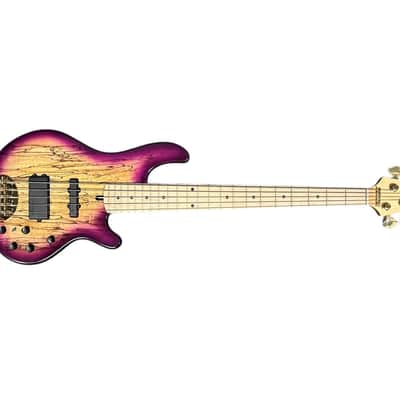 Lakland Skyline 55-02 Custom, Spalt Violet Burst / Maple 9.4 LBS *IN STOCK* image 6