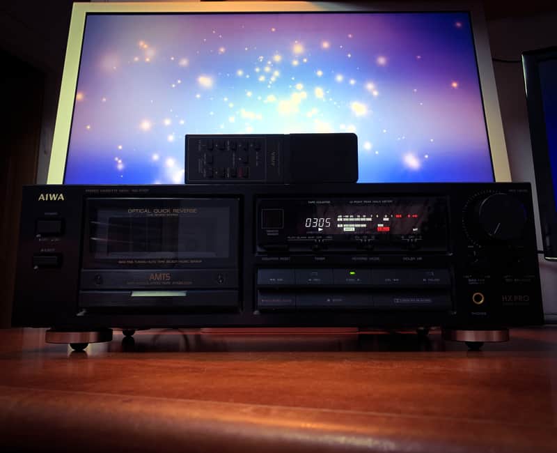 AIWA AD-R707 🌈RaRe🌈 Premium Vintage Stereo Cassette Deck image 1