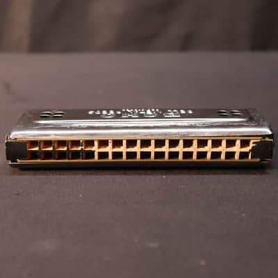 Hohner 56/96 Echo Harp Tremolo Harmonica - Key of C & G 2010s - Silver image 6