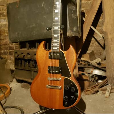 1972 Gibson SG Deluxe, Natural, Hardshell Case image 2