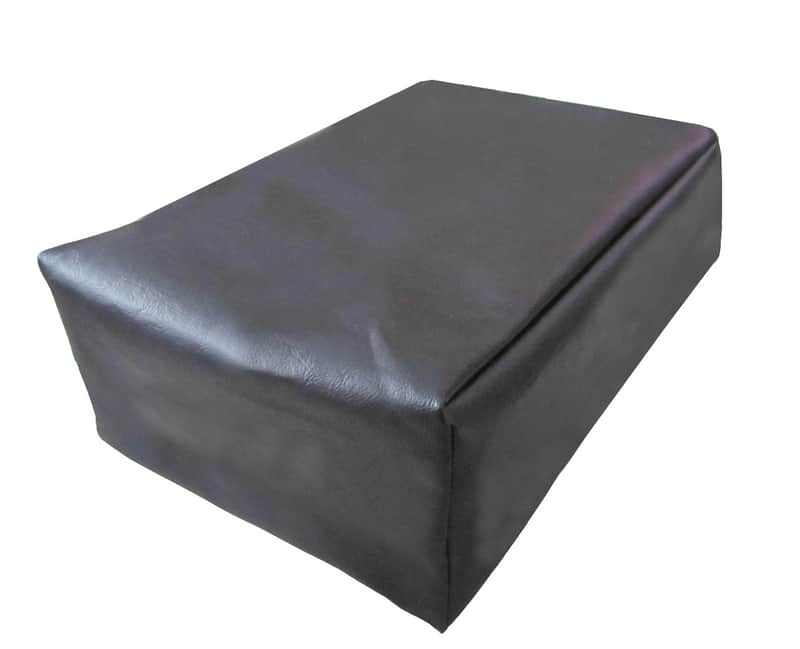 Black Vinyl Cover for Kustom 250 Vintage Tuck & Roll Amp Head (kust031) image 1