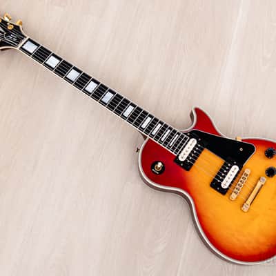 1990 Gibson Les Paul Custom Heritage Cherry Sunburst, Near-Mint w/ Zebra '57 Classic PAFs, Case image 11