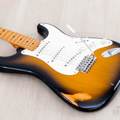 1983 Fender Fullerton American Vintage ‘57 Stratocaster Sunburst w/ Case, Hangtags image 10