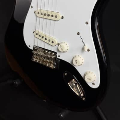 Squier Classic Vibe 50's Stratocaster Electric Guitar Gloss Black Finish image 8