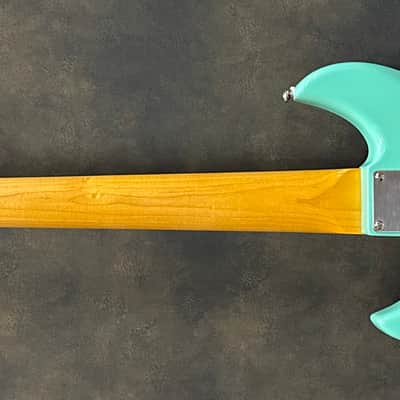 Emerald Bay Fretless Bass - Sea Foam Green image 7