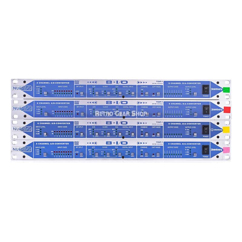 Steinberg / RME Nuendo 8 I/O 8-Channel A/D AD/DA analog digital Converter (price for 1) image 1