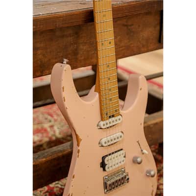 CHARVEL Rick Graham Signature Pro-Mod DK24 2PT Worn Shell Pink image 7