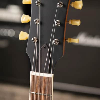 Eastman SB56 Electric Guitar - Vintage Satin Gold with Padded Gig Bag image 5