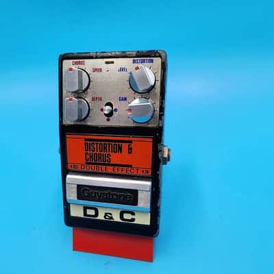 Rare 80s Guyatone PS-017 Distortion & Chorus Double Guitar Effect Pedal MIJ Bass image 5