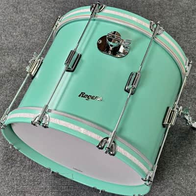 Rogers Tower 3pc Drum Set Seafoam Green 18/12/14 image 4