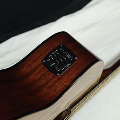 LUNA Gypsy Quilt Ash acoustic electric guitar - NEW - Gloss Natural image 4