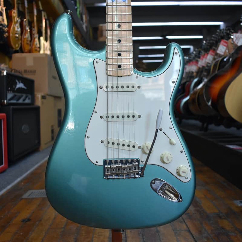 Fender Custom Shop 1968 Stratocaster Deluxe Closet Classic Electric Guitar 2024 Aged Green Teal Metallic w/Hard Case image 1