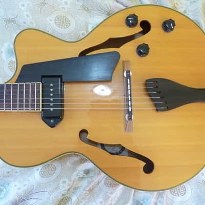 Alvarez AD65CE Blonde Hollow Body image 7