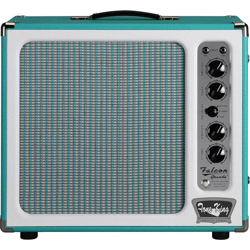 Tone King Falcon Grande Guitar Combo Amplifier (20 Watts, 1x12"), Turquoise, 20 Watts, Open Box (Like New) image 1