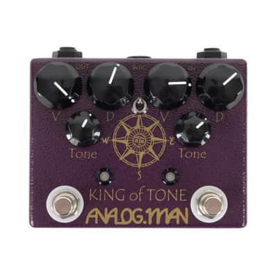 Used Analogman King Of Tone V4 Overdrive Pedal 2015 image 1