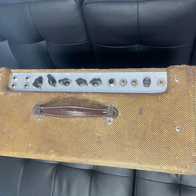 Fender Pro 5E5-A Narrow Panel 18-Watt 1x15" Guitar Combo 1955 - 1960 - Tweed image 6