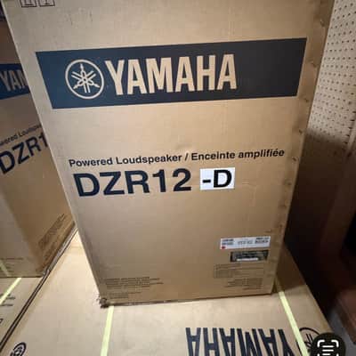 Yamaha DZR12-D 12" Powered Loudspeaker - Black MINT IN UNOPENED BOX image 8