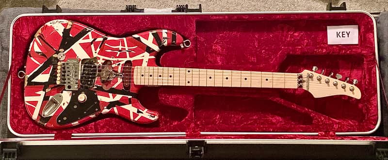 ‘83 FRANKY / FRANKENSTRAT LCG BEAK NECK TRIBUTE GUITAR - 2 WORKING PARIAH PICKUPS, EVH HS CASE/STRAP image 1