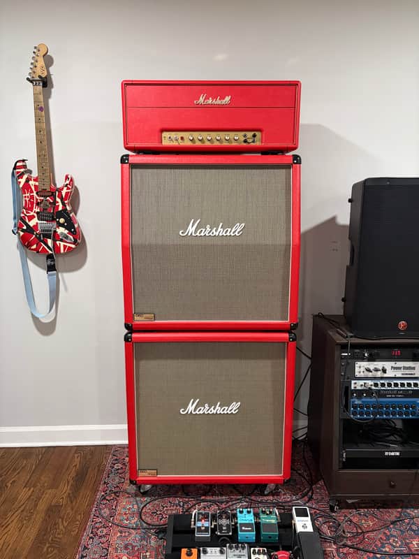 Marshall 1959 SLP Full Stack 2012 - Red Levant image 1