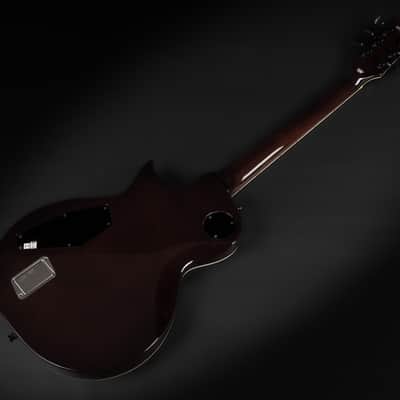 2013 ESP E-II Eclipse FM - STBLK See Thru Black | Japan Flamed Top Singlecut EMG Hot 70 Pickups 24 Extra Jumbo Frets 3.75kg | OHSC image 12