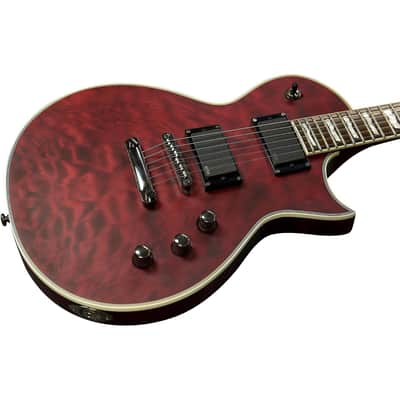 LTD EC-401QM See-Thru Black Cherry Sunburst image 4