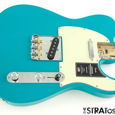 Fender American Professional II Telecaster LOADED BODY, Tele Miami Blue image 1
