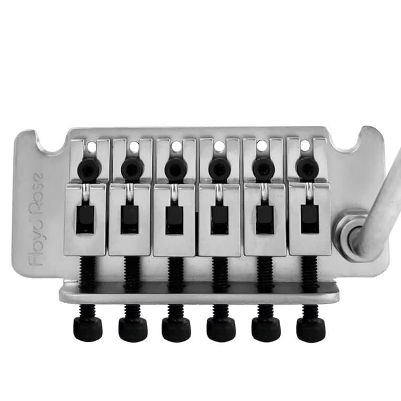 Genuine Floyd Rose Non-Fine Tuner Tremolo Bridge Satin Chrome image 1